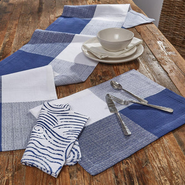 Block Check Woven Placemat - Set of 4 Park Designs - The Fox Decor